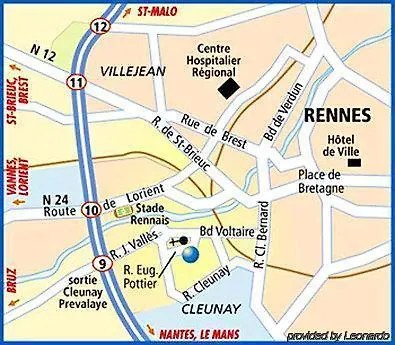 **  Hotel Arcantis Le Voltaire Rennes France